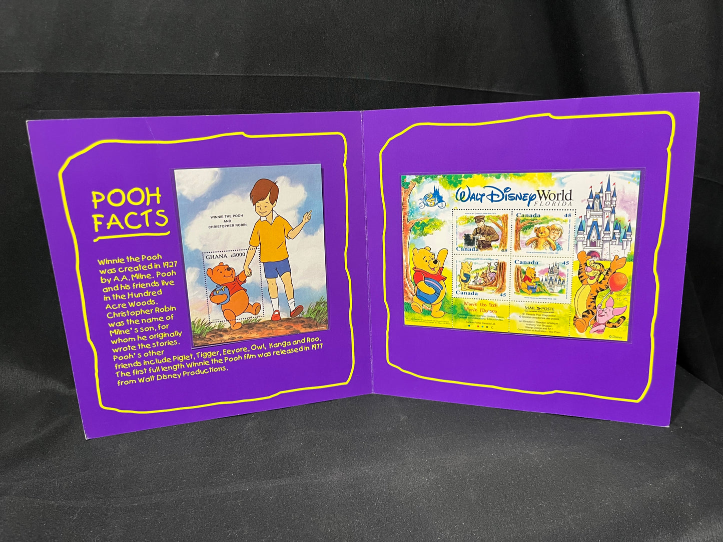 Winnie The Pooh Canadian Postage Stamps - Limited Edition