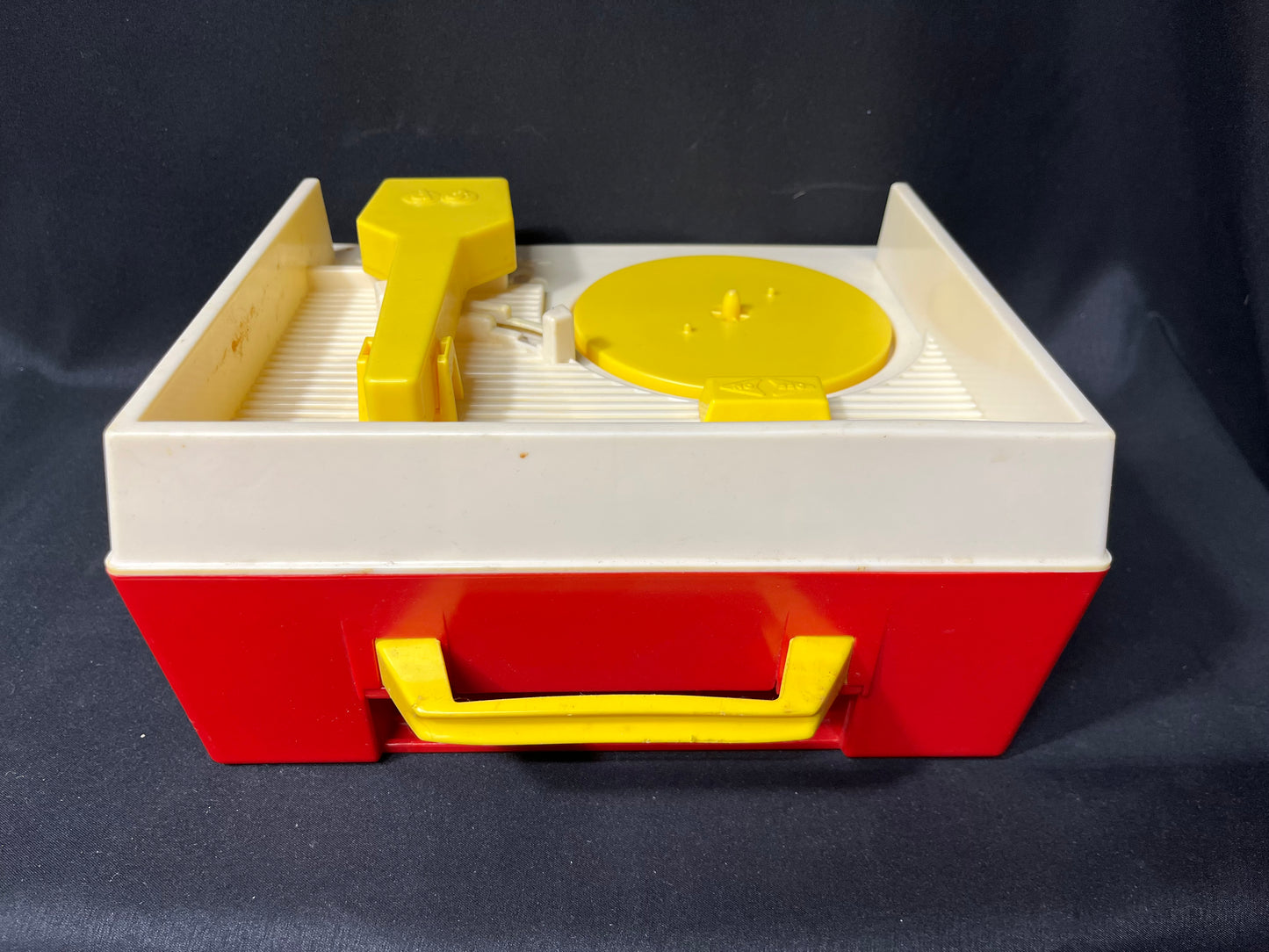 Vintage Fisher Price Music Box Record Player with Records