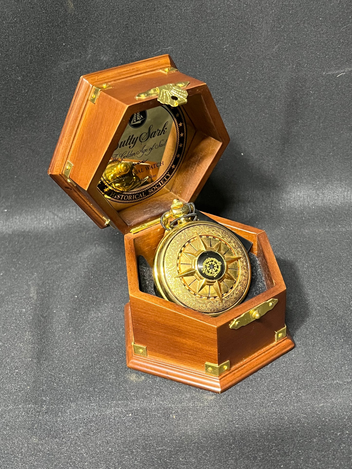 Franklin Mint National Maritime Historical Society Pocket Watch - Cutty Sark