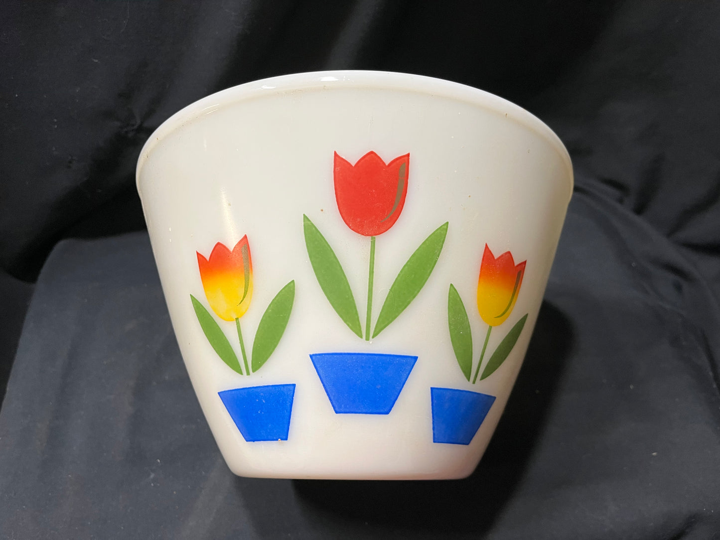 Fire King Tulip Mixing Bowl - Large