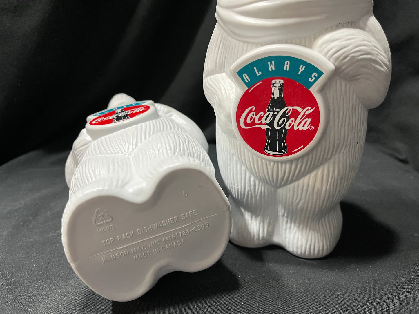 Always Coca Cola Polar Bear Cups with Straws