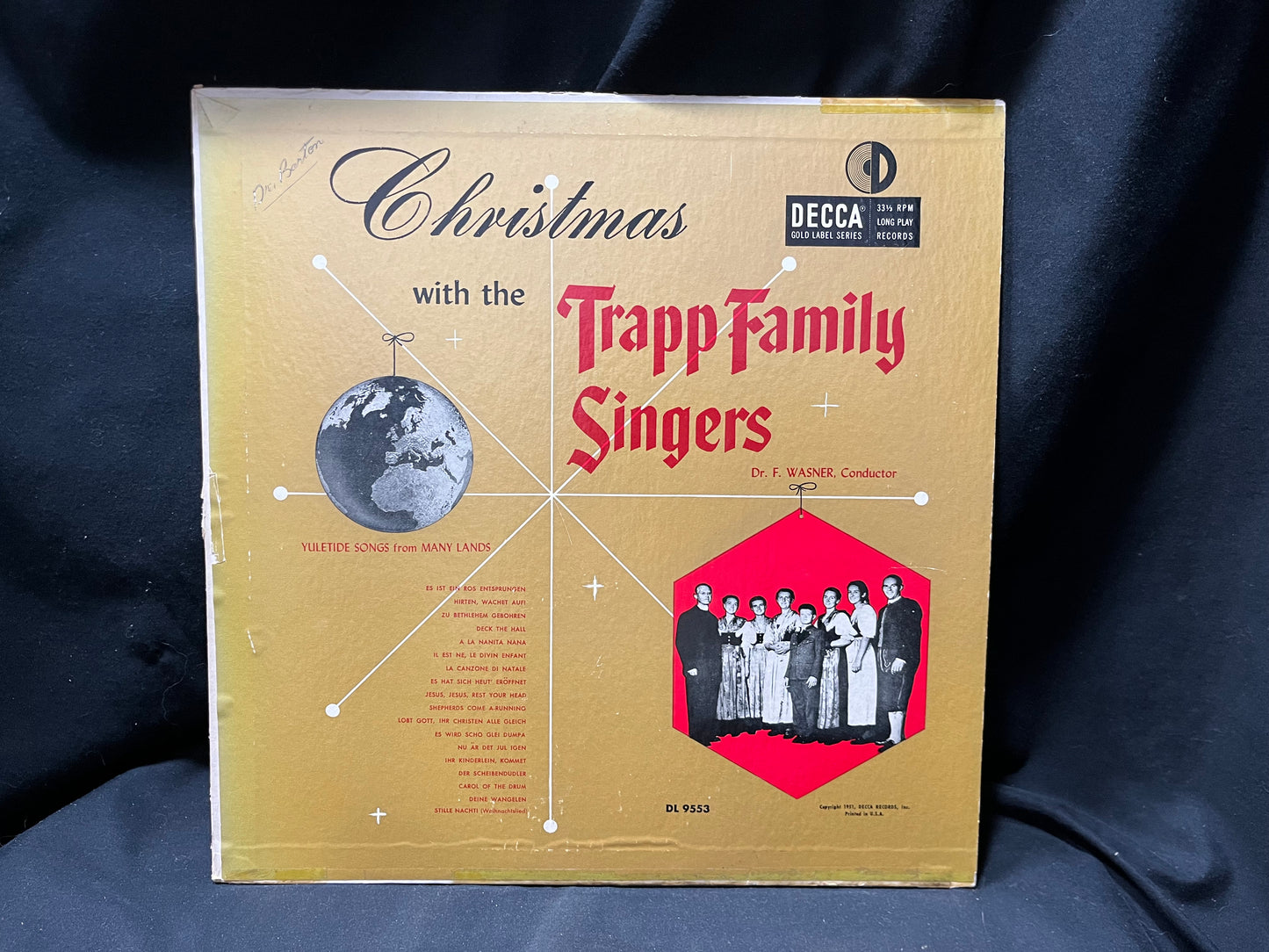Christmas With The Trapp Family Singers Vinyl