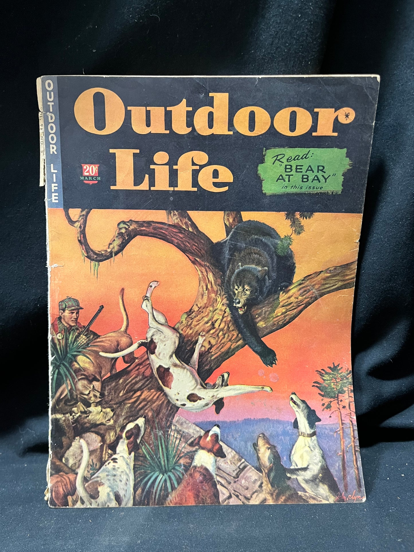 Outdoor Life Magazine March 1943 Edition Vintage