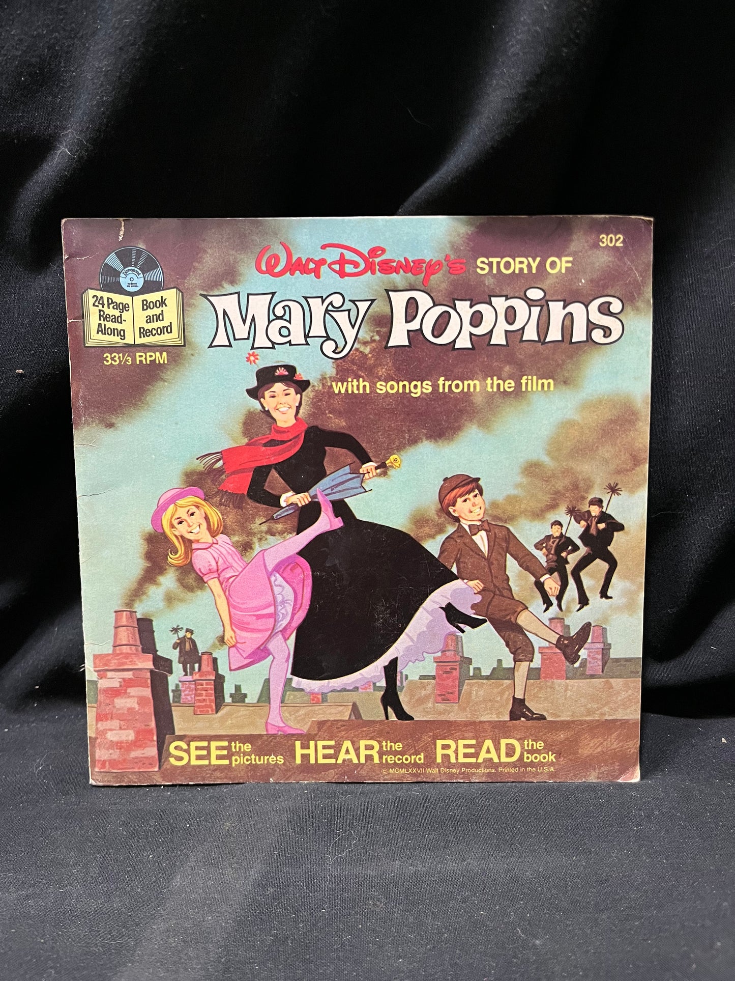 Walt Disney's Story of Mary Poppins - Read Along Book and Record