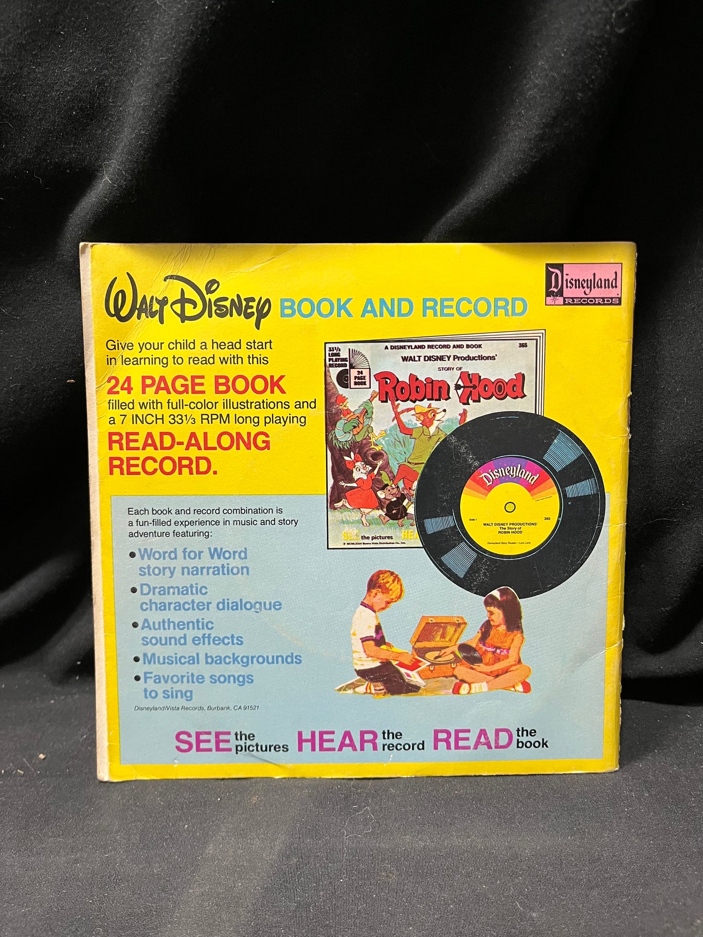 Walt Disney's Story of Mary Poppins - Read Along Book and Record