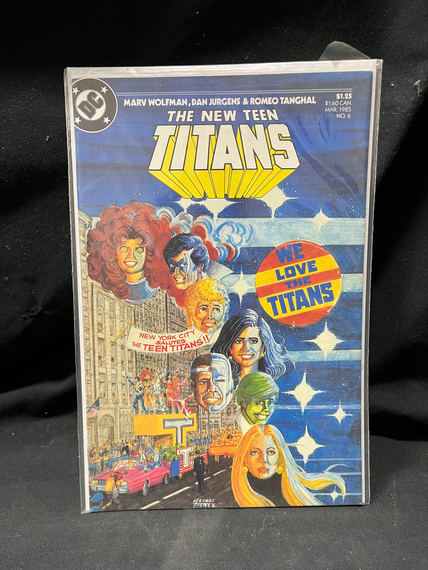 The New Teen Titans Comic Book - No. 6 We Love The Titans