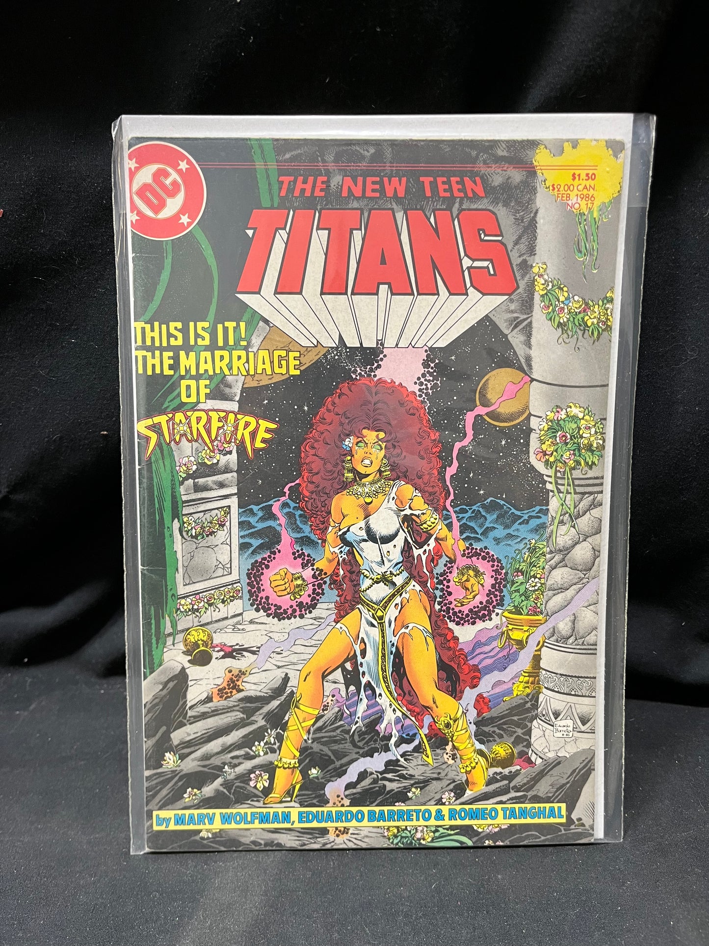 The New Teen Titans Comic Book - No. 17 This Is It! The Marriage of Starfire