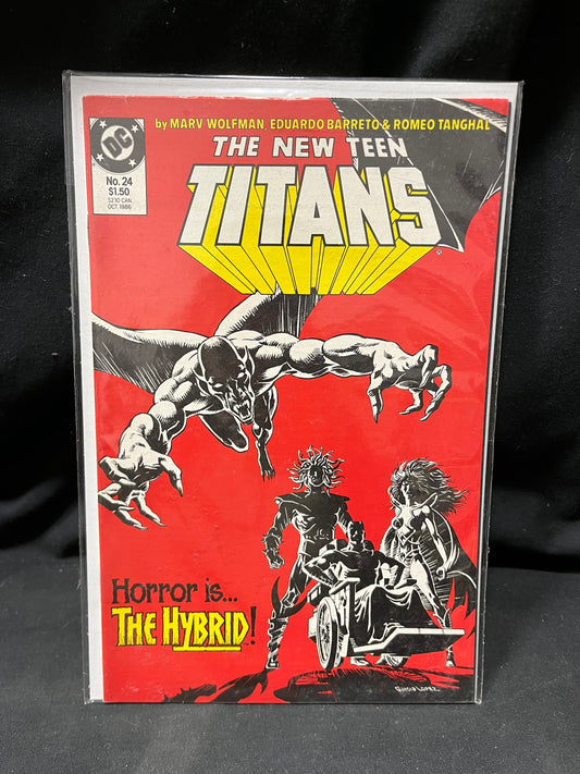 The New Teen Titans Comic Book No. 24 Horror is... The Hybrid!
