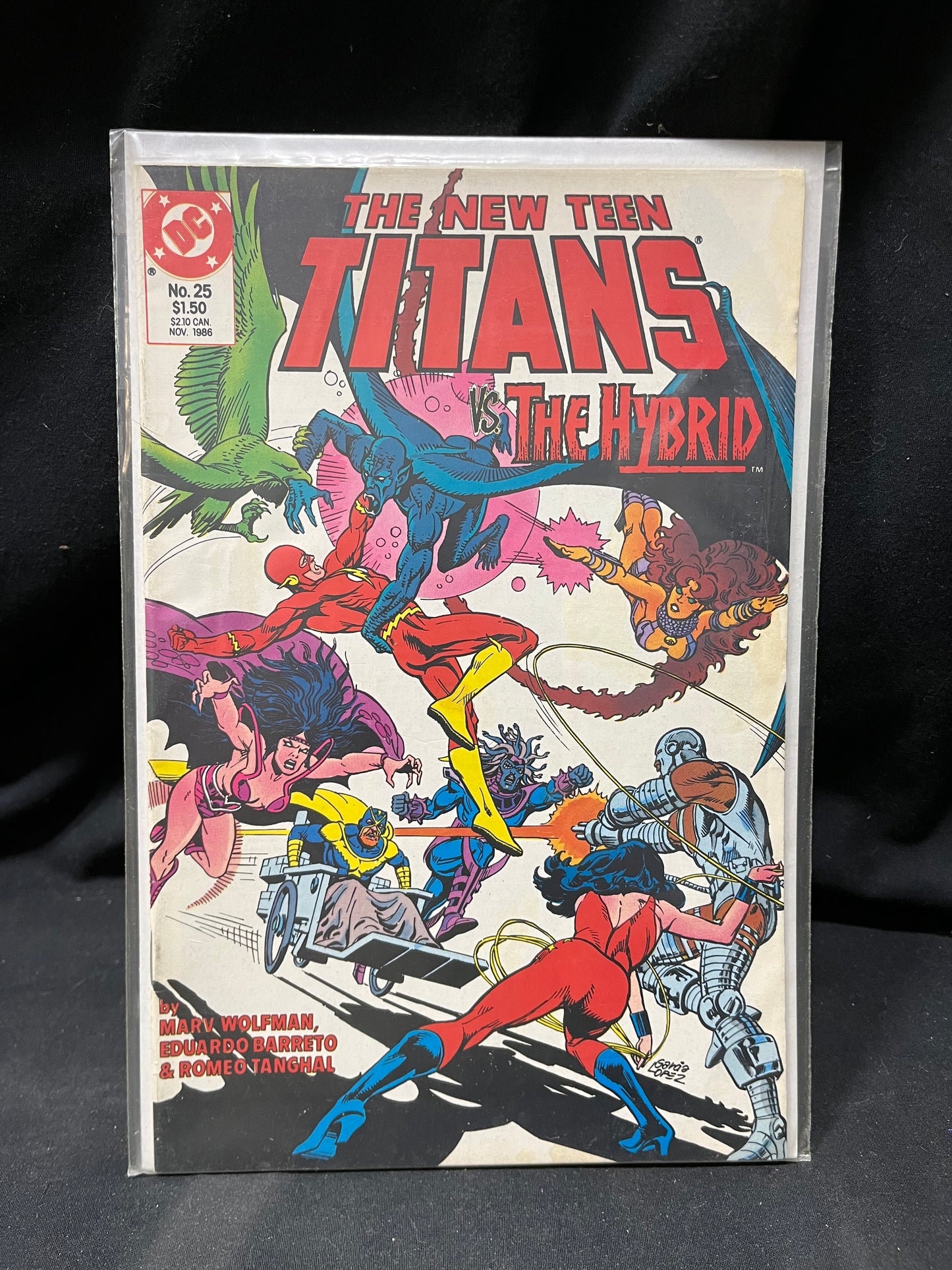 The New Teen Titans Comic Book No. 25 VS The Hybrid