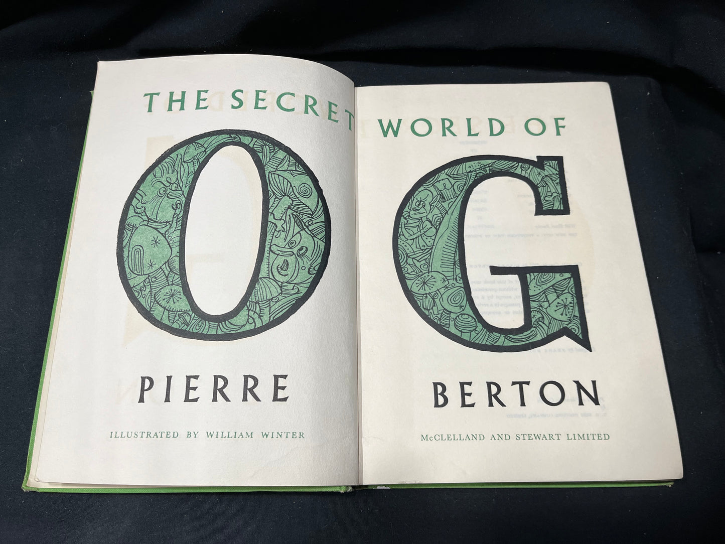 The Secret World of OG by Pierre Berton, Hardcover, Copyright 1961