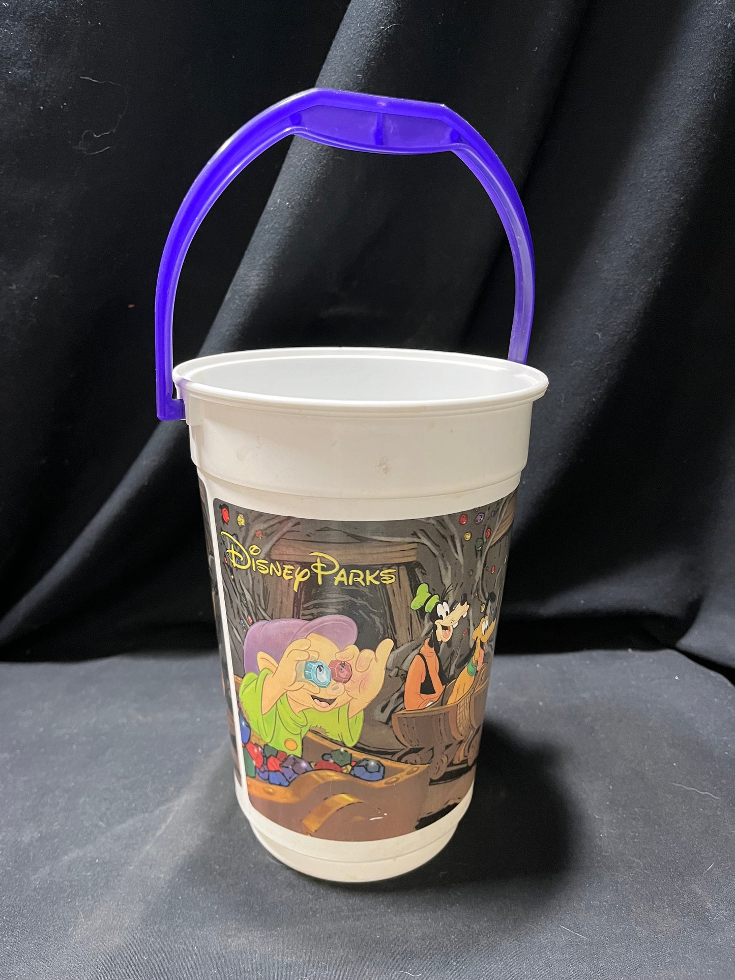 Disney Parks Popcorn Bucket Snow White Mine Cart - Missing Lid