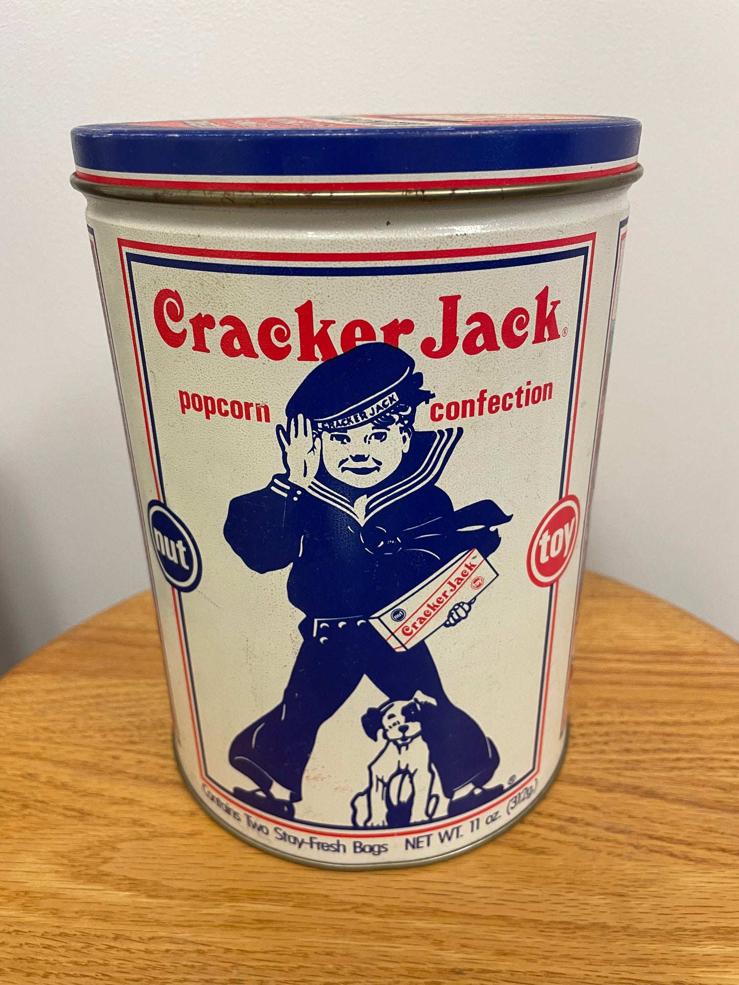 1990 Cracker Jack Tin